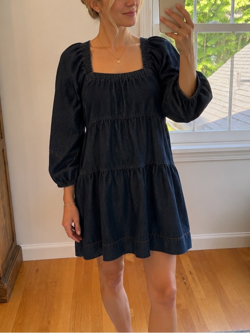 Free People Denim Mini Dress